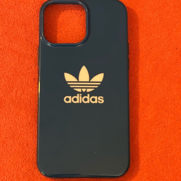 Adidas Dark Blue Phone Case with White Logo IPhone 13 Pro Max - Picture 1 of 2